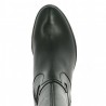 botte talon haut noire grande pointure Shoesissime, vue dessus