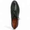 derby cuir noir femme grande pointure Shoesissime, vue dessus
