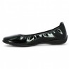 ballerina 42, 43, 44, 45 square toe black patent large size Josef Seibel, inside view
