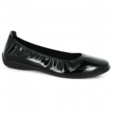 Fenja 01 Black varnish 42, 43, 44, 45 Josef Seibel, side view