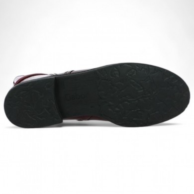 Kristen - Bottine bordeaux à lacets bout rond - Bottines Gabor 8, 8.5, 9, 9.5 - Shoesissime