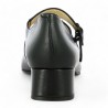 Janice - Ballerine noire à bride petit talon - Chaussures femme grande taille - Shoesissime