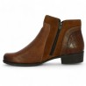 D6893-22 Remonte women's 42, 43, 44, 45 Shoesissime small brown heel boots, interior view