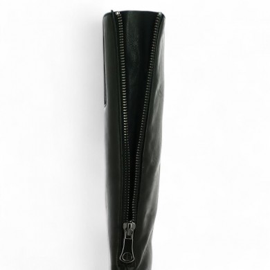 D1W73-00 Remonte women's tall boot with adjustable calf and chunky sole, rear view