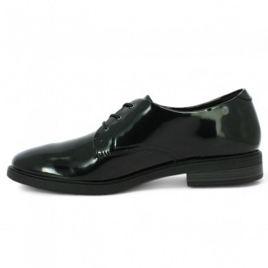 derbies femme vernis noir 42, 43, 44, 45 Remonte, vue intérieure