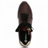 D0T03-35 Chaussures femme talon compensé Remonte grande pointure cuir bordeaux, vue dessus