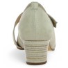 escarpin Gabor Beige petit talon grande pointure à bride Shoesissime, vue arrière
