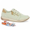 D0H11-81 sneakers Remonte 42, 43, 44, 45 lacets foulards coloré, vue profil