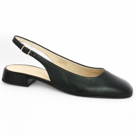 Ballerine noire sling back Gabor 62.240.57 grande taille Shoesissime, vue profil Ballerine noire sling back Gabor 62.240.57 grande taille Shoesissime, vue profil