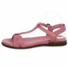 sandale cuir rose grande pointure femme Shoesissime, vue intérieure