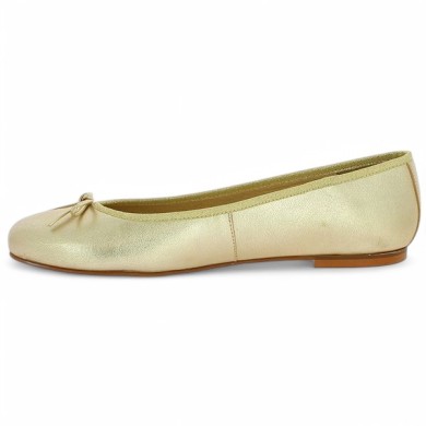 Golden Ballerinas Large Size : 42, 43, 44, 45 - Shoesissime Large Sizes Shoes