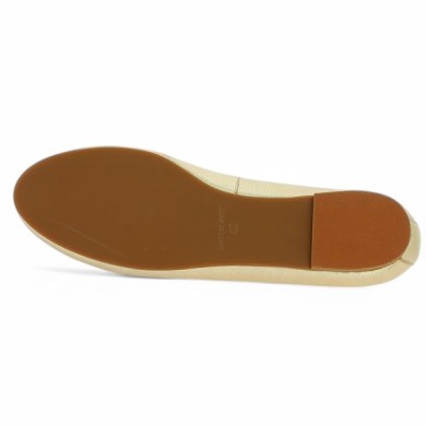 Golden Ballerinas Large Size : 42, 43, 44, 45 - Shoesissime Large Sizes Shoes