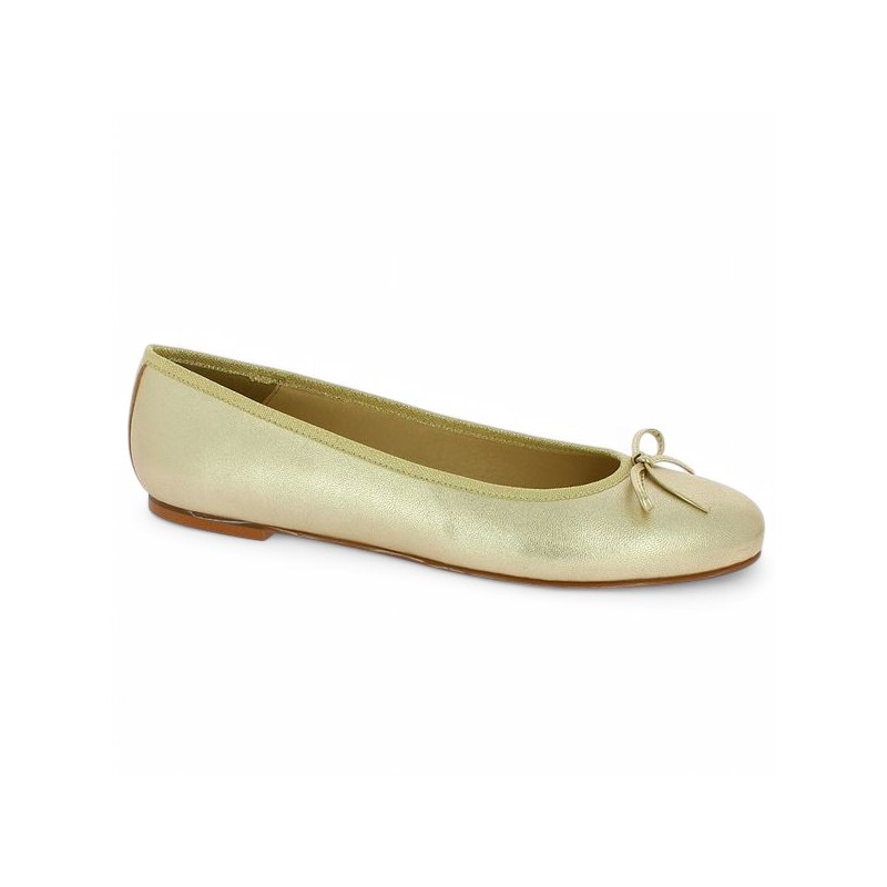 Golden Ballerinas Large Size : 42, 43, 44, 45 - Shoesissime Large Sizes Shoes