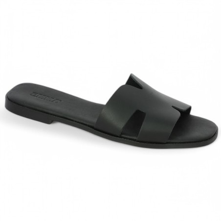 Hermione - Mule noir grande taille femme - Claquette grande pointure - Shoesissime Hermione - Mule noir grande taille femme - Claquette grande pointure - Shoesissime
