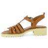 Pia - Camel leather sandal