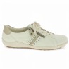 R1432-80 chaussures Remonte 42, 43, 44, 45 confort blanche Shoesissime, vue coté