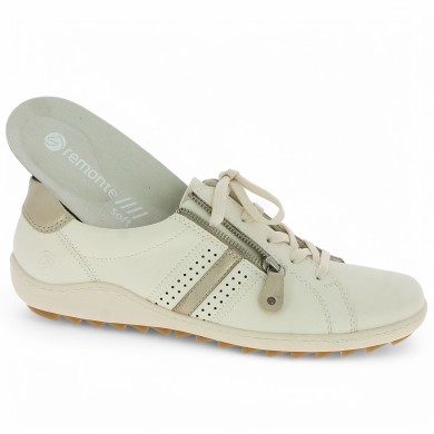 baskets Remonte femme grande pointure semelle amovible fermeture éclair, vue détails