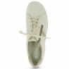 baskets bout rond blanche femme grande pointure Shoesissime, vue dessus