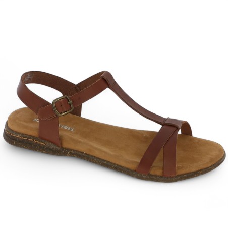 sandale Fabrizia 01 cuir camel 42, 43, 44, 45 femme Shoesissime, vue profil sandale Fabrizia 01 cuir camel 42, 43, 44, 45 femme Shoesissime, vue profil
