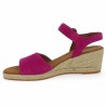 62.710.21 Gabor chaussures talon compensée rose fushia grande taille Shoesissime, vue intérieure
