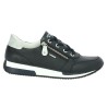 D0H11-14 baskets femme grande taille bleu marine Shoesissime, vue coté