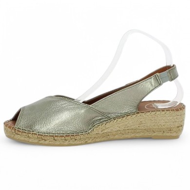 sandale corde cuir acier femme grande taille Shoesissime, vue intérieure