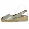 sandale corde cuir acier femme grande taille Shoesissime, vue intérieure