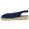 espadrille bleu talon corde femme 42, 43, 44, 45 Toni Pons Shoesissime, vue intérieure