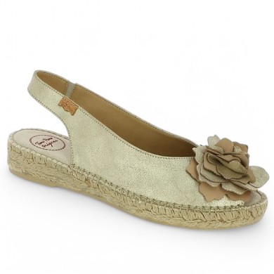 Summer - chaussures semelle corde dorée femme - Espadrilles grande taille - Shoesissime