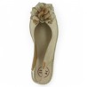 sandales cordes femme grande pointure cuir doré Toni Pons Shoesissime, vue dessus