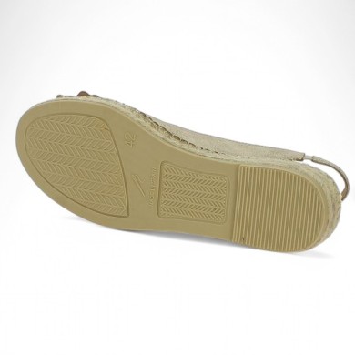 Summer - chaussure semelle corde dorée femme - Espadrilles grande taille - Shoesissime