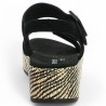 sandale brides réglables noir femme grande pointure Shoesissime, vue arrière
