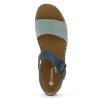 Antonella - D1N54-12 Nude-pieds bleu semelle plateforme - Chaussures Remonte grande taille - Shoesissime