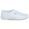 tennis blanche textile coton  42, 43, 44, 45 femme Shoesissime, vue coté