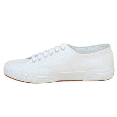 Superga 2750 - White canvas sneakers - White sneakers 42, 43, 44, 45 women - Shoesissime