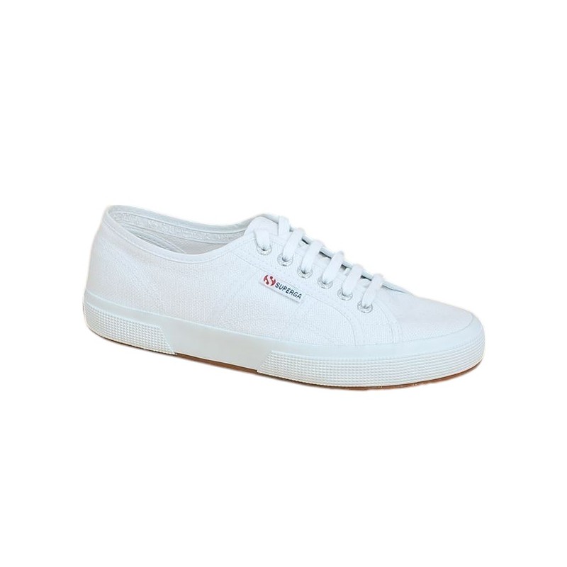 superga 2750 blanche 42, 43, 44, 45, vue profil