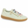 D2C03-80 sneakers Remonte beige lacets ruban 42, 43, 44, 45 Shoesissime, vue profil