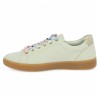 baskets femme grande taille semelle beige lacets ruban, vue intérieure