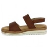 Nu-pieds cuir camel grande taille femme réglable scratch Shoesissime, vue intérieure