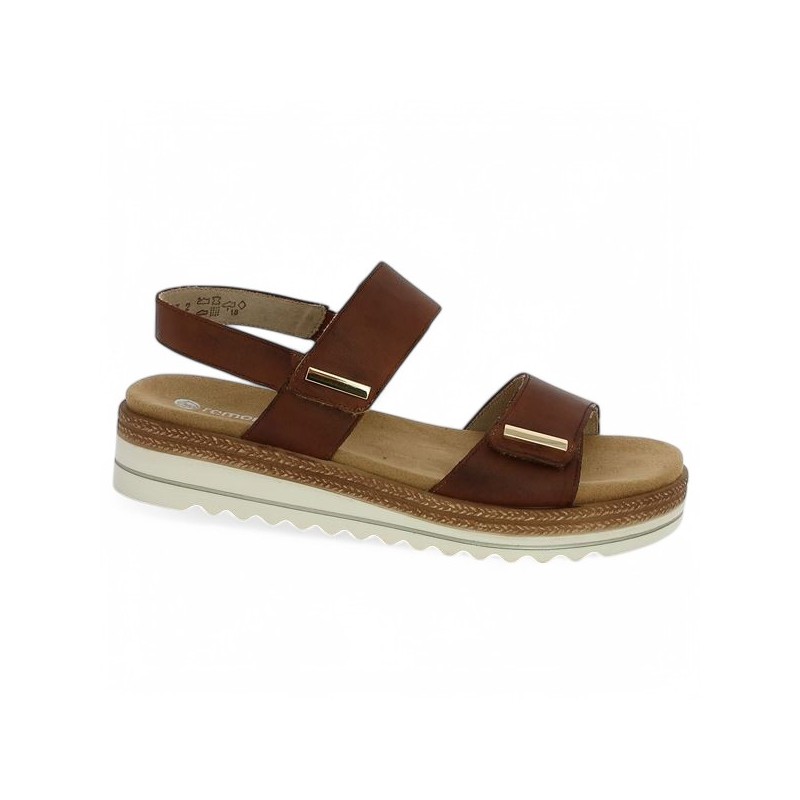 Sandale Remonte D0Q59-24 grande pointure femme Shoesissime, vue profil