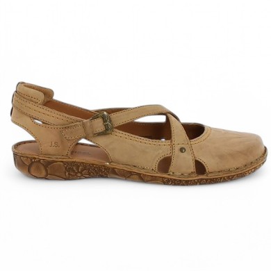 Rosalie 13 beige grande taille Josef Seibel Shoesissime, vue coté