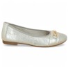 D0K10-90 ballerine doré Remonte grande taille Shoesissime, vue coté