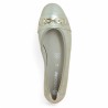 D0K10-90 ballerine doré chaine Remonte grande pointure Shoesissime, vue dessus