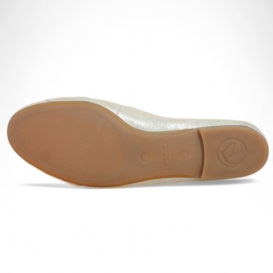 Josephine - D0K10-90 Ballerine dorée à chaine - Ballerines Remonte grande taille - Shoesissime