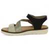 sandale femme réglable noire et dorée 42, 43, 44, 45 Shoesissime, vue intérieure