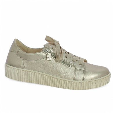 63.334.62 sneakers Gabor doré 8, 8.5, 9, 9.5 Shoesissime, vue profil
