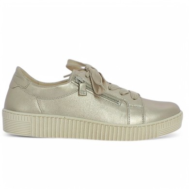 63.334.62 sneakers Gabor doré grande pointure Shoesissime, vue coté