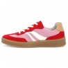 Rosa - Sneakers pink and red 66.435.48 - Gabor sneakers large size - Shoesissime
