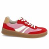 Rosa - Sneakers pink and red 66.435.48 - Gabor sneakers large size - Shoesissime