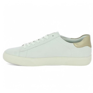 sneakers blanche et doré Remonte femme grande taille Shoesissime, vue intérieure